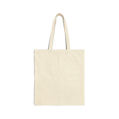 Cotton Canvas Tote Bag - "At least he never hit me"
