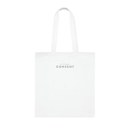 Cotton Tote: My Love Language is Consent