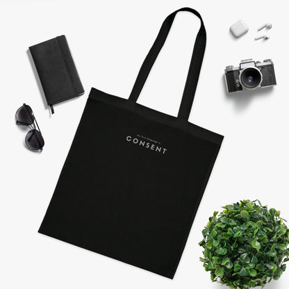 Cotton Tote: My Love Language is Consent